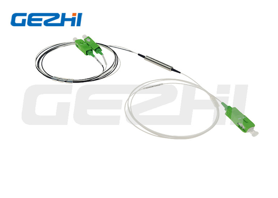 1x2 FWDM Device T1550R1310/1490nm Steel Tube 1meter Without Connector Gpon Fwdm