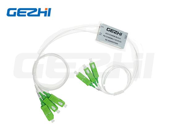 Optical WDM CCWDM 4+1CH SMF-28e With 0.9 Loose Tube SC/APC CCWDM Module Mini Cwdm