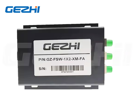 1x2 Mechanical Optical Switch Module ,Non Latching Fiber Optic Switch