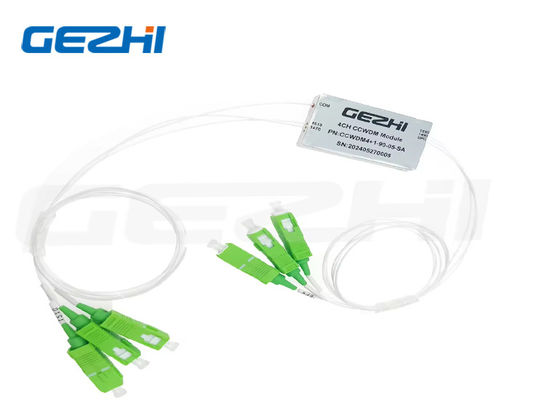 Optical WDM CCWDM Module 4+1CH with SC/APC Connector and 0.9mm Loose Tube Compact CWDM
