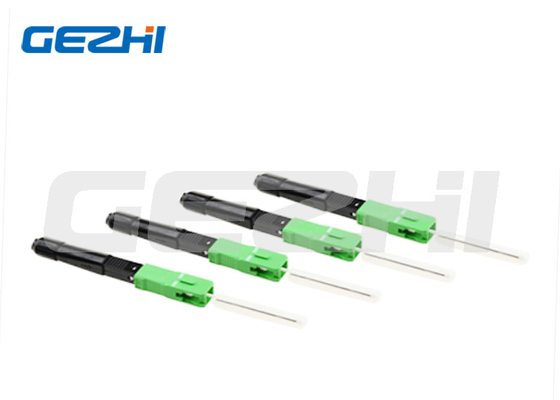 SC APC Hot Melt Splice On Connector Fiber Optic Fast Connector