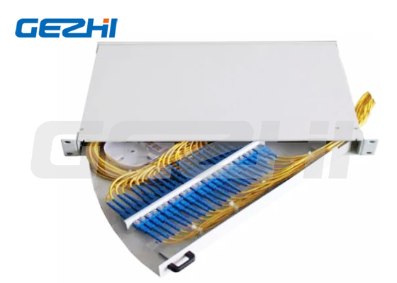 19inch 1U Side Pull Out Rack Mount Fiber Optic Patch Panel for Data Center Network Wireless Lan