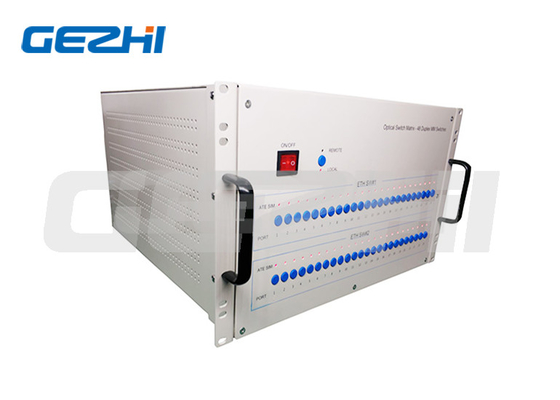 Remote Monitoring Fiber Optical Switches 48*2x4 Matrix for Optical Networking