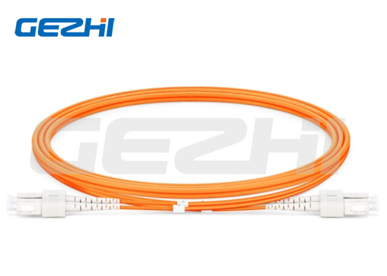 Duplex Fiber Optic Patch Cord with SC UPC Connectors for Speed Network Communication