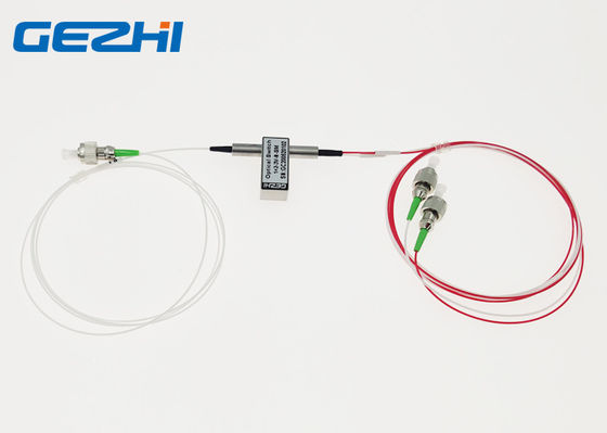 3V FC APC 1260nm Broad Wavelength 1x2 Fiber Optical Switches