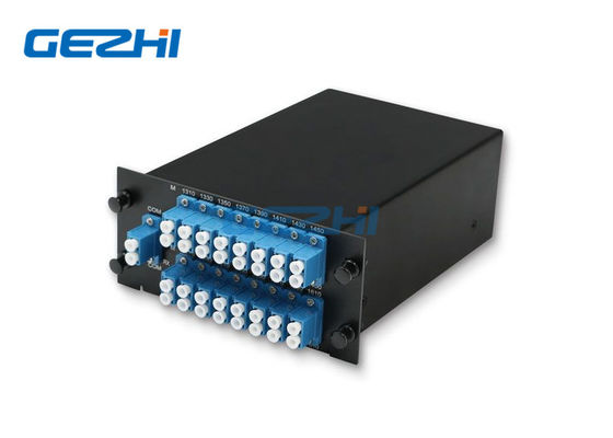 Dual Fiber 1x16 CH CWDM Mux Demux Fiber Optical Multiplexer