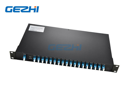 LC PC Adaptor Dual Fiber Optic 18 Channels Passive CWDM