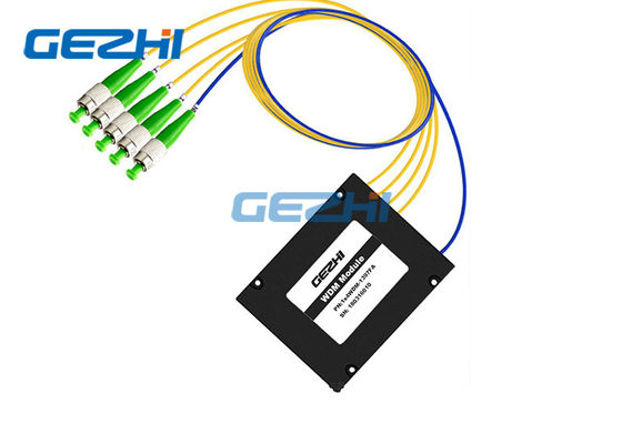 1x4 Polarization Maintaining PM Filter WDM Module FC/APC Connector