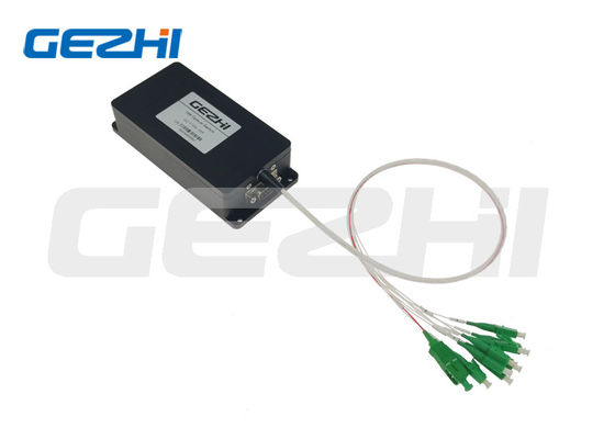 1260~1650nm 1x8 Optical Switch 500mW FSW-1x8-SM With RS232 Interface